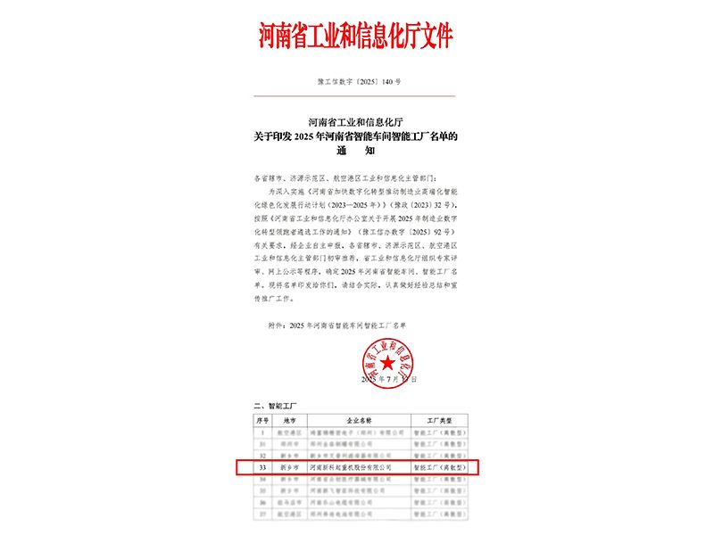 Xinke Lifting has been awarded as a smart factory in Henan Province: Demonstrating its core strength through intelligent manufacturing