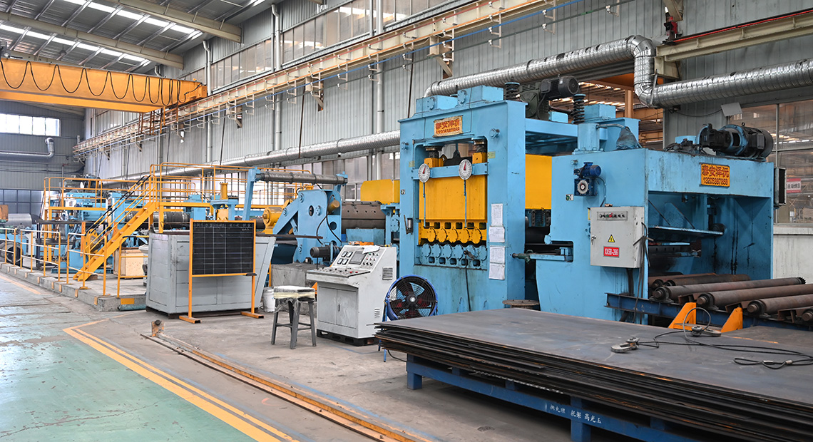 Shot blasting pretreatment production line